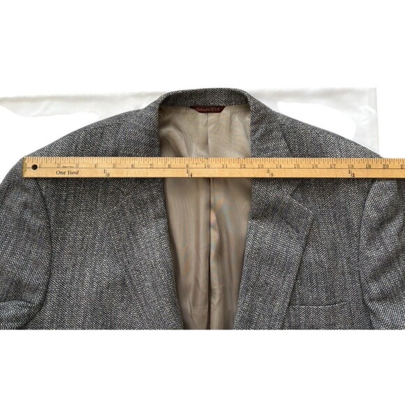 Joseph and Feiss Dillard's Sports Coat Men’s 48 Regular Gray Tweed Blazer USA - Picture 8 of 15
